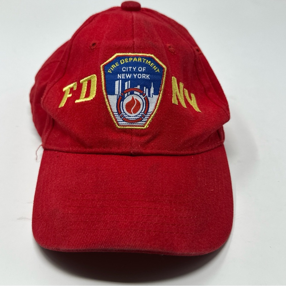 Kids FDNY  Red Hat Junior Size Adjustable Size